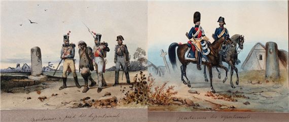 Gendarmes des Départements by J. Adam