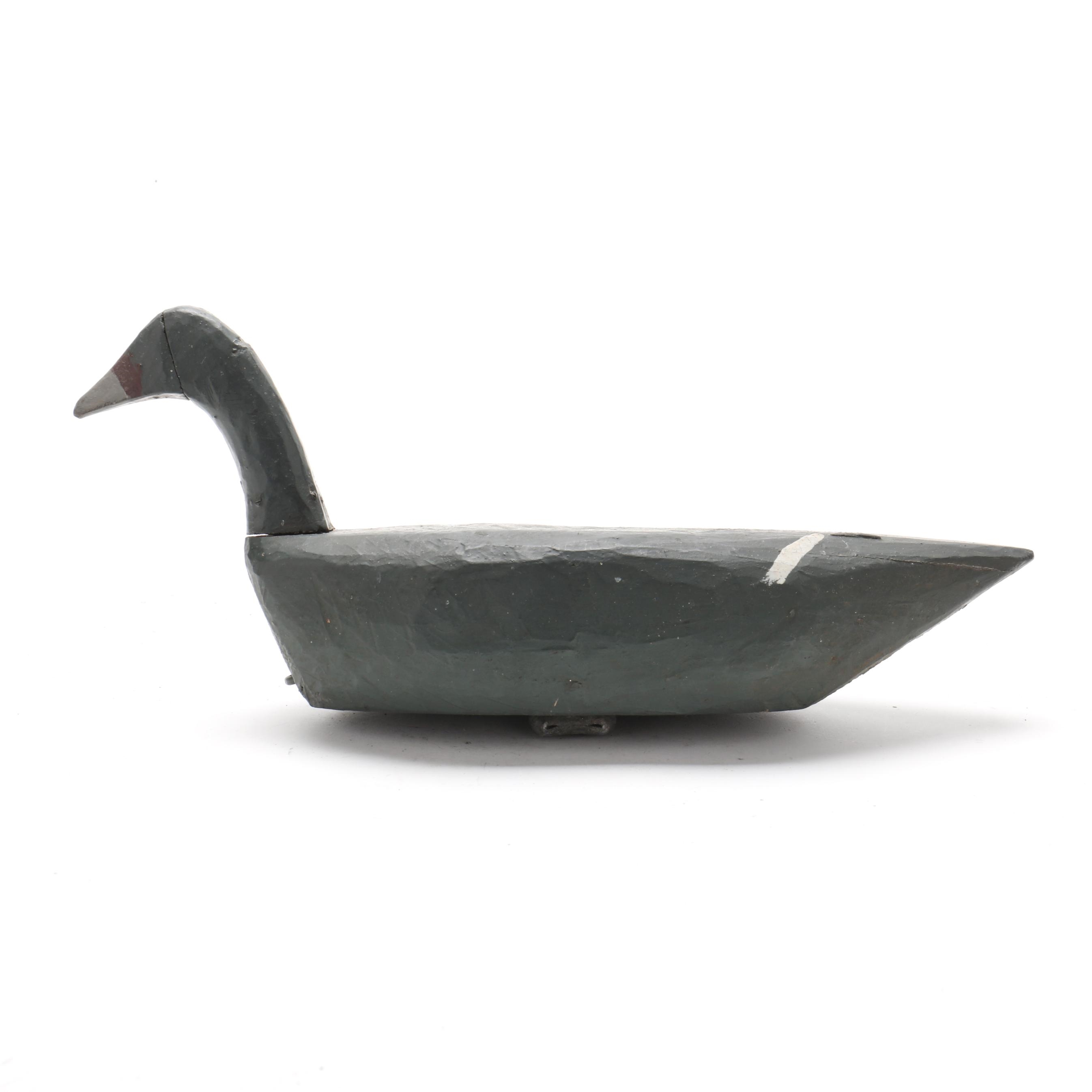 Artwork by Marvin Midgett, Published Coot, Made of carved and painted wood