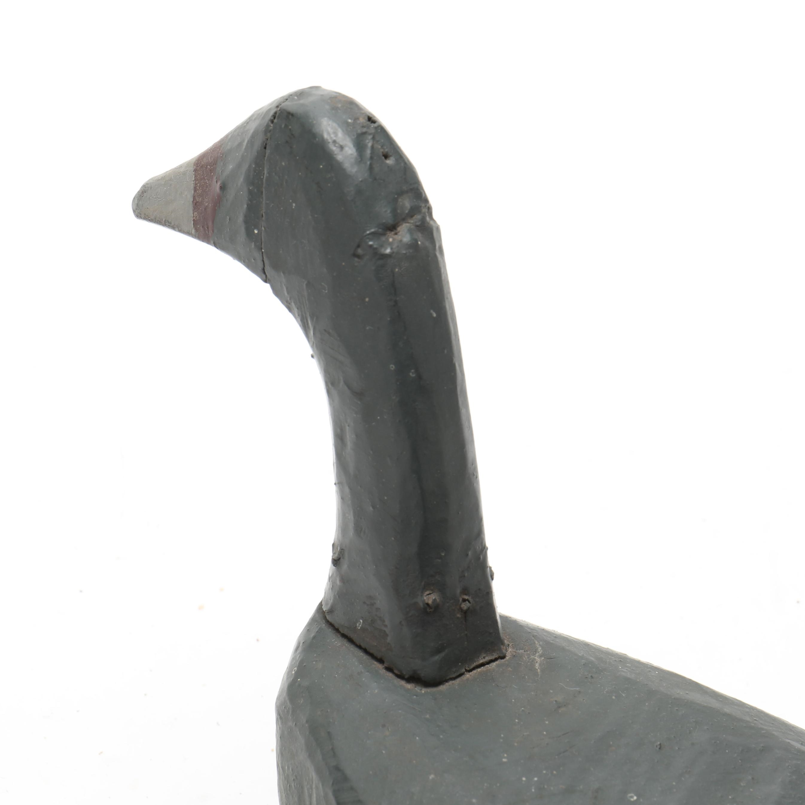 Artwork by Marvin Midgett, Published Coot, Made of carved and painted wood