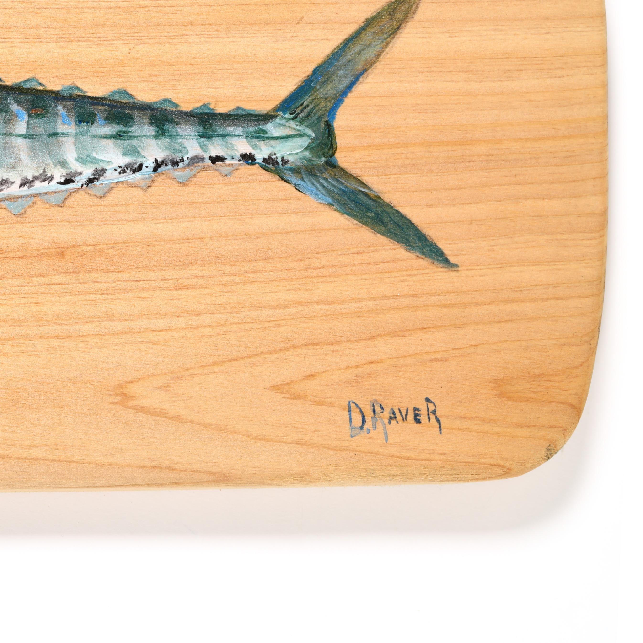 Duane Raver Jr. | Wahoo on Paddle (Late 20th Century) | MutualArt