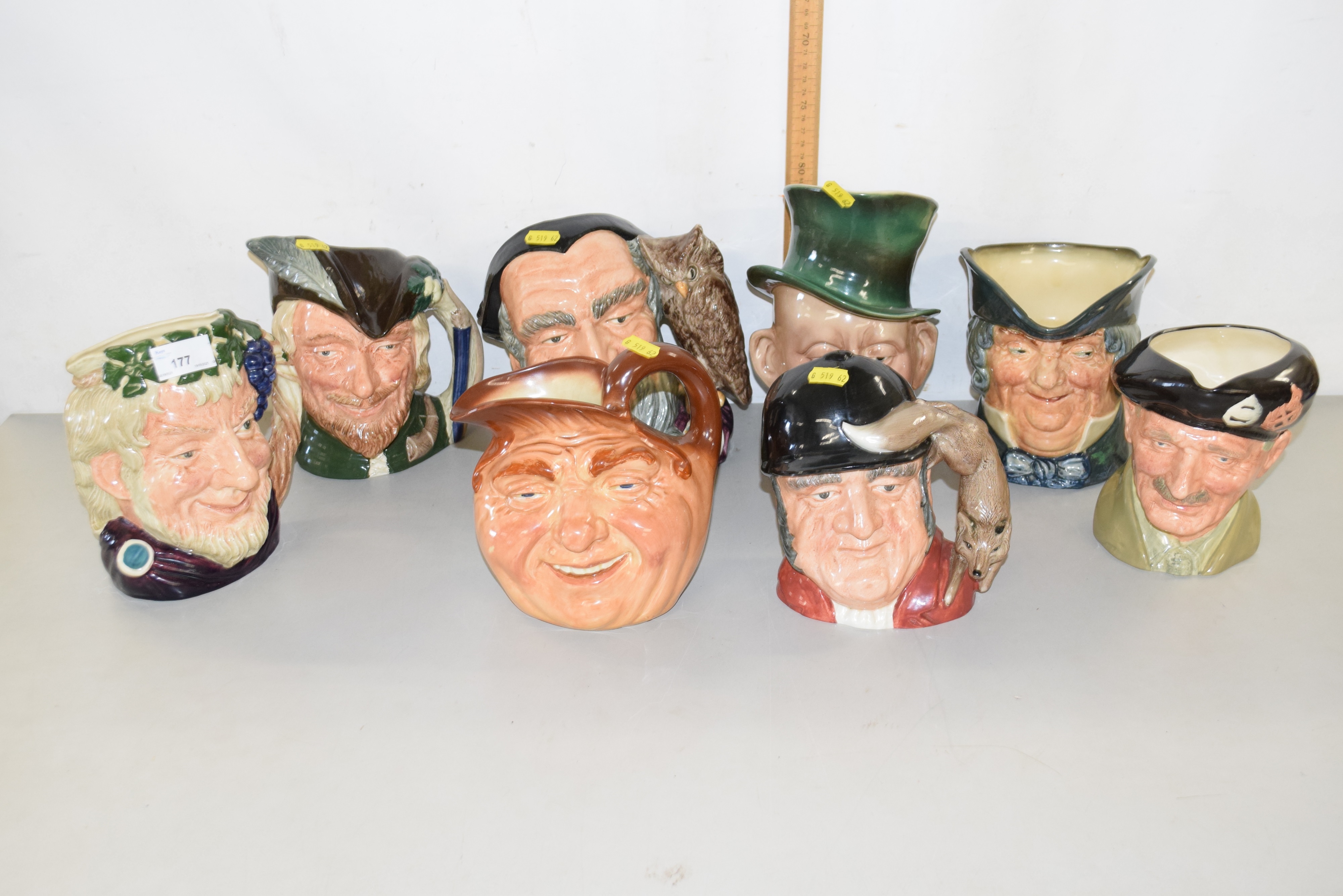 Martyn Alcock | A collection of character jugs to include a range of ...