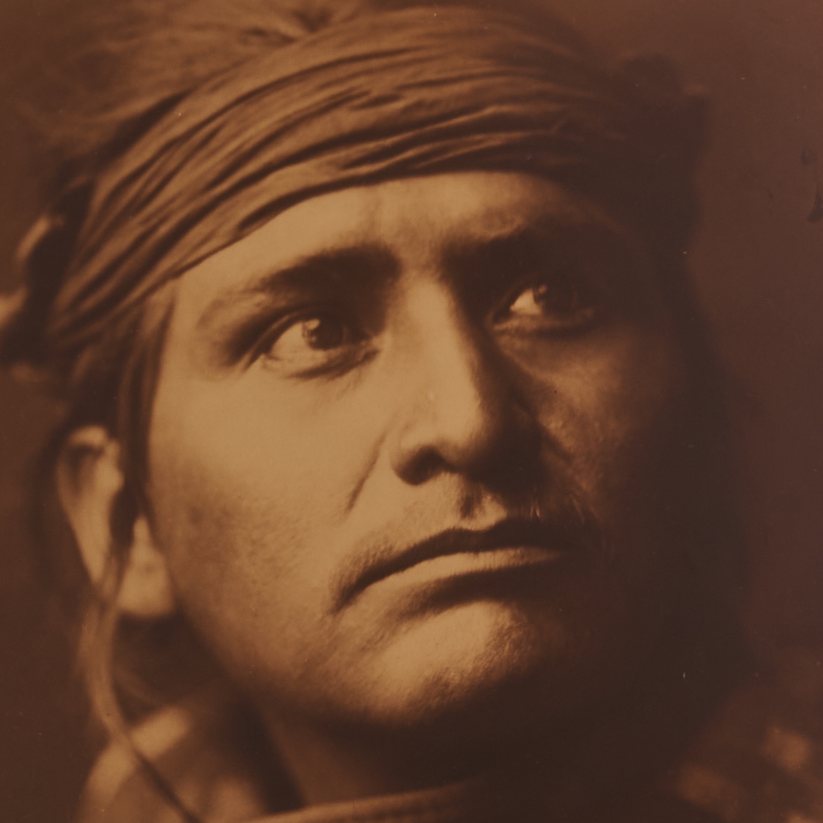 Edward S. Curtis | Chief of the Desert (Circa 1907) | MutualArt