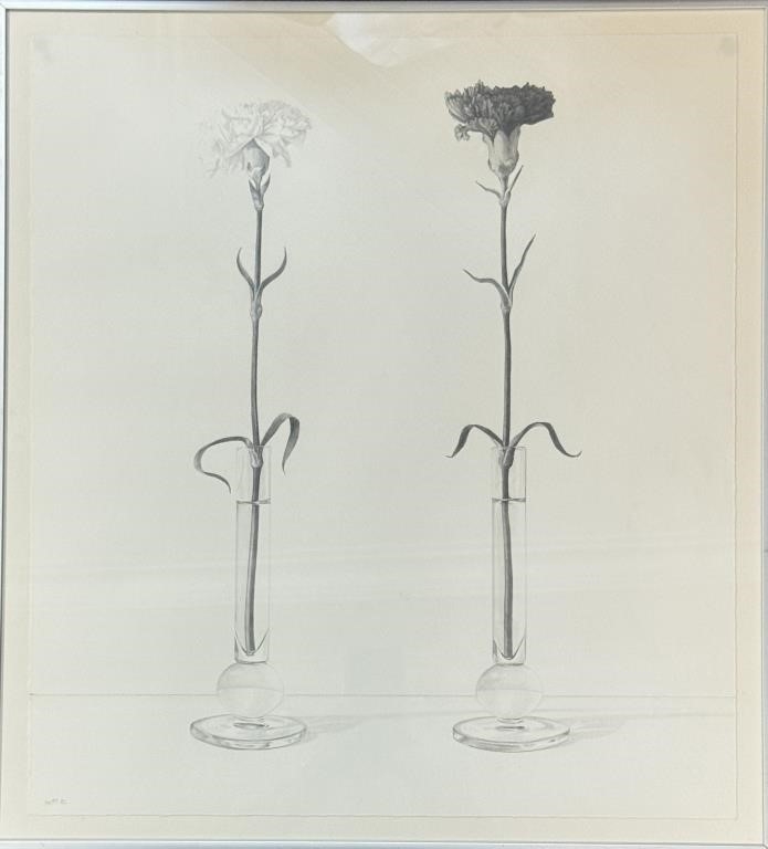 Harry Hamm | HARRY HAMM SIGNED AND DATED GRAPHITE DRAWING | MutualArt