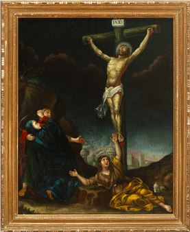 Calvario - Italo-Flemish School, 17th Century