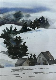 Winter Farm - Daphne Irving