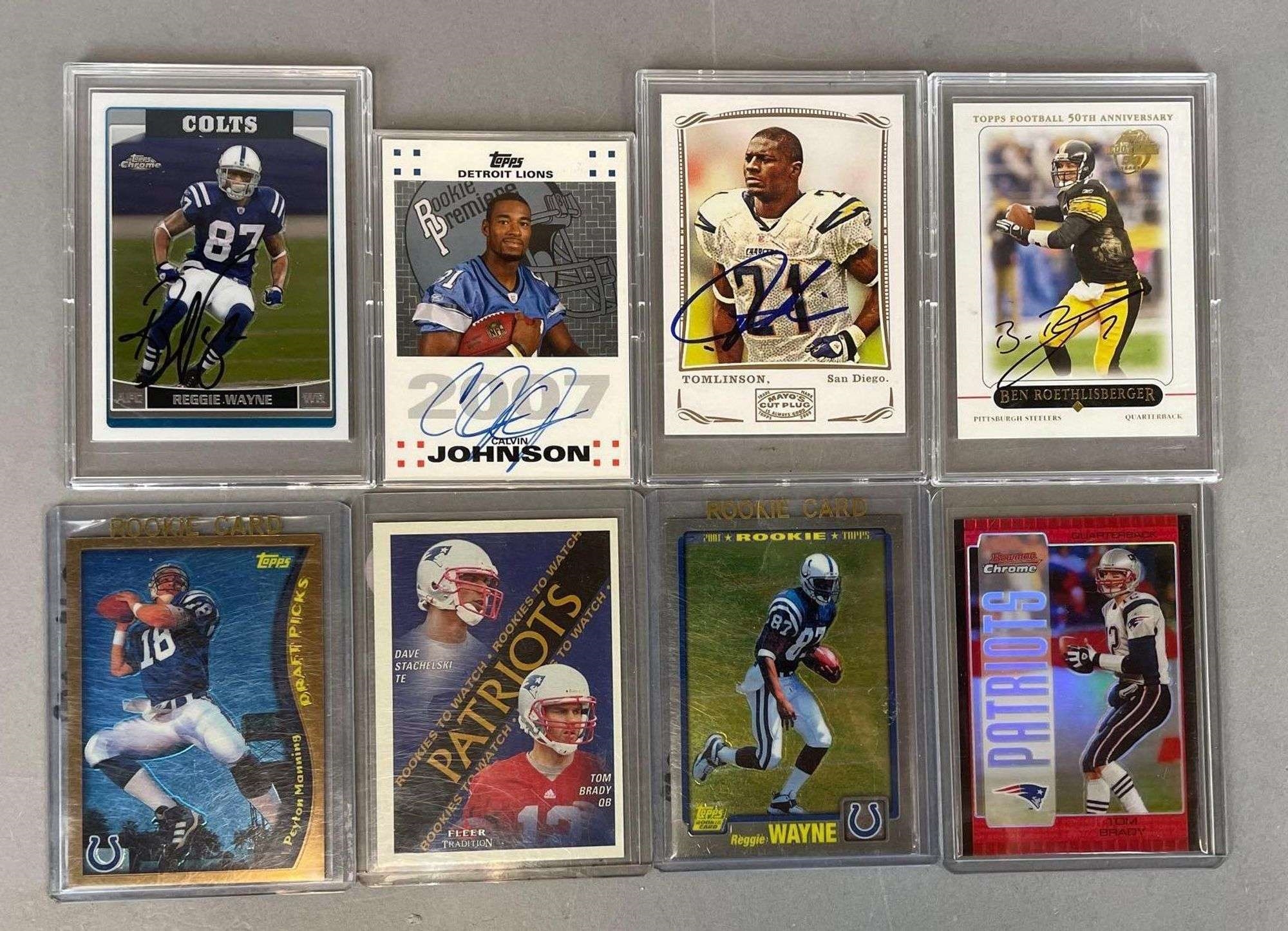 Topps | Group of Signed Topps Football Cards and More Turn off bid ...