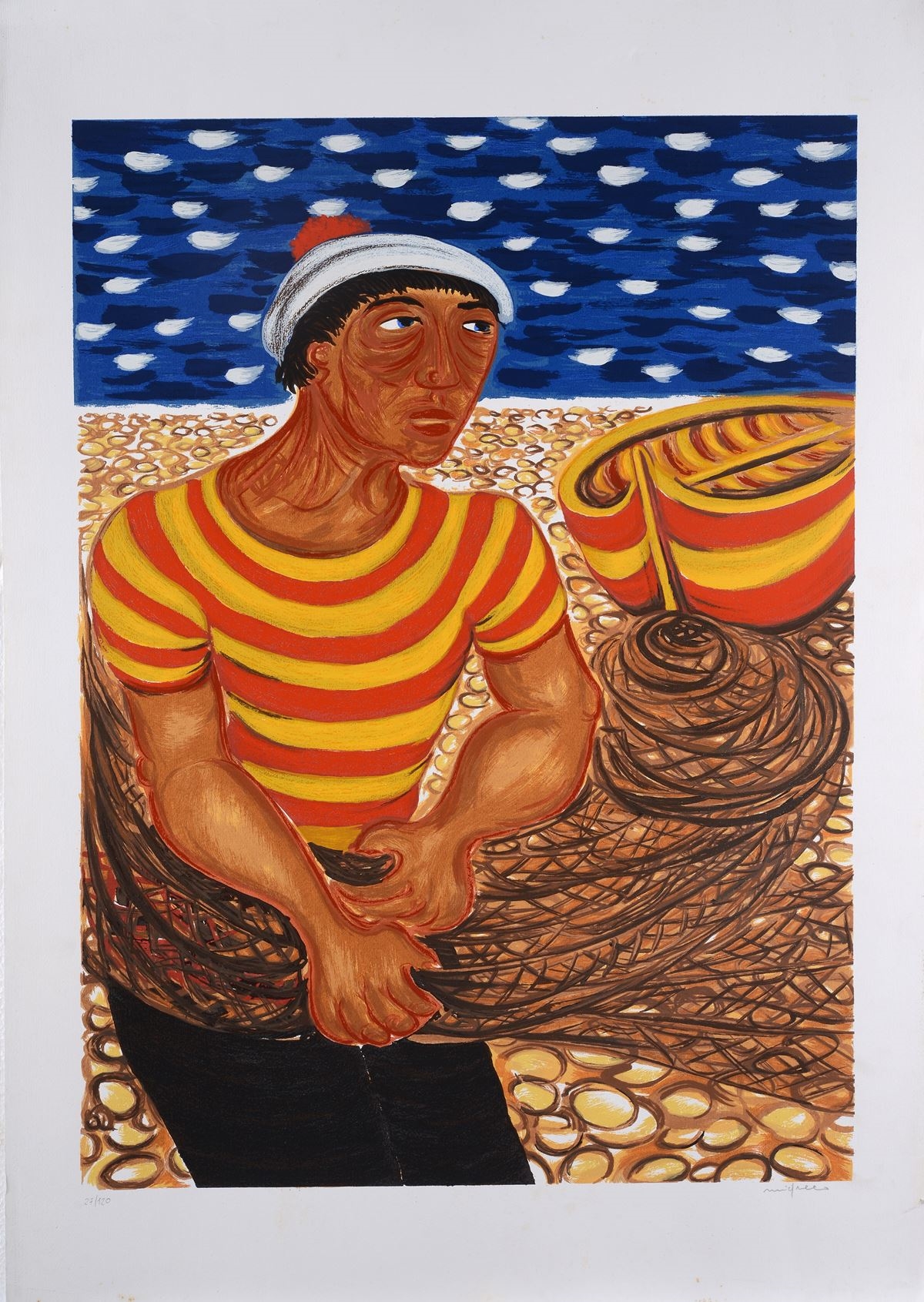 Giuseppe Migneco | Fisherman | MutualArt