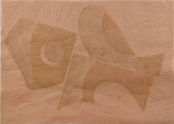 Variation zu Blatt 8, unikater Handdruck by Hermann Glöckner, 24.08.72