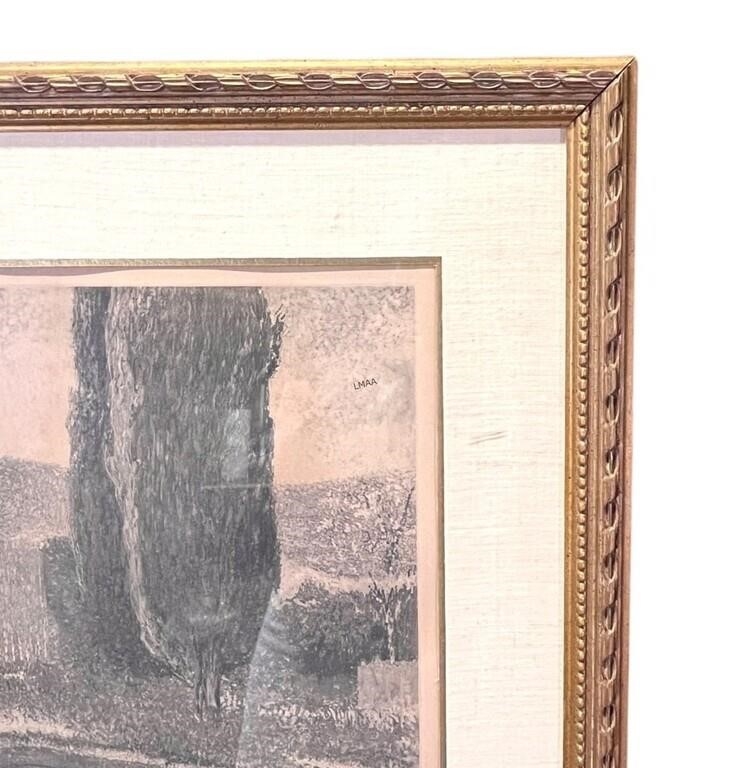 Henri Lebasque | LANDSCAPE ENGRAVING SIGNED BY HENRI M | MutualArt