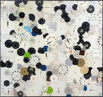 Accumulation de cadrans de montres - Arman