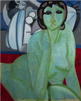 TWO FEMALE NUDES - Ladislav Dydek