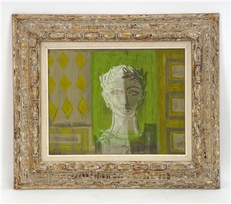 JARVIN PARKS (1931-1967) "APRIL-ROME" GOUACHE - Jarvin Parks