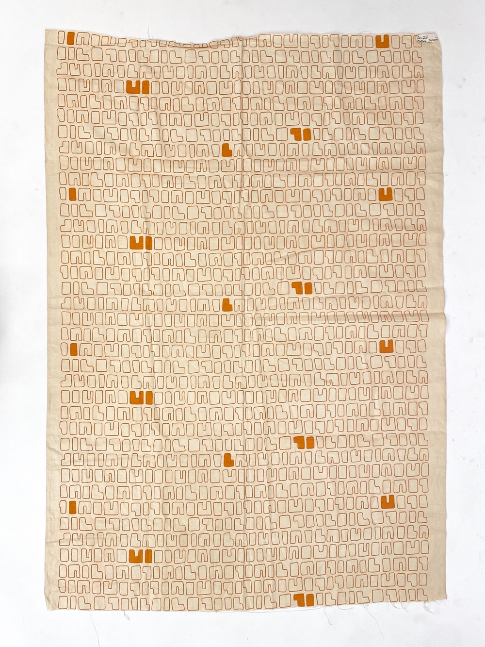 Angelo Testa | ANGELO TESTA SCREEN-PRINTED FABRIC (Circa 1950s) | MutualArt