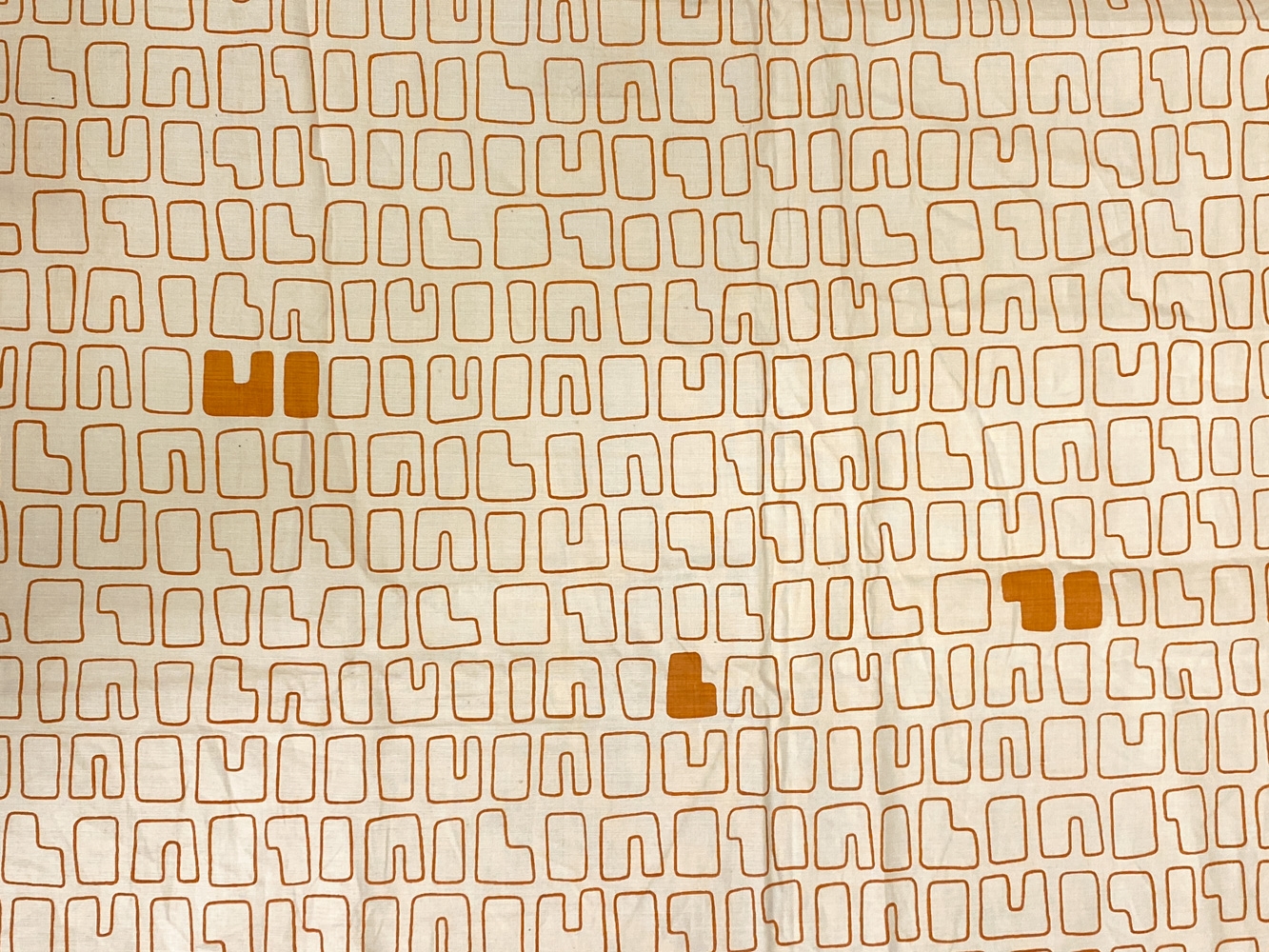 Angelo Testa | ANGELO TESTA SCREEN-PRINTED FABRIC (Circa 1950s) | MutualArt