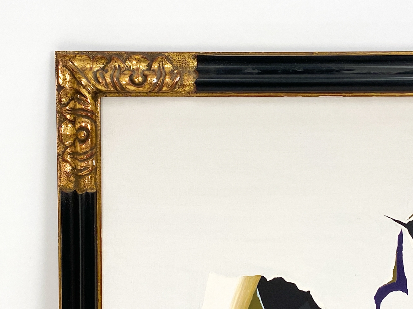 Artwork by Burhan Doğançay, BURHAN DOGANCAY (1929-2013) ABSTRACT COMPOSITION, Made of blue, Gouache on canvas