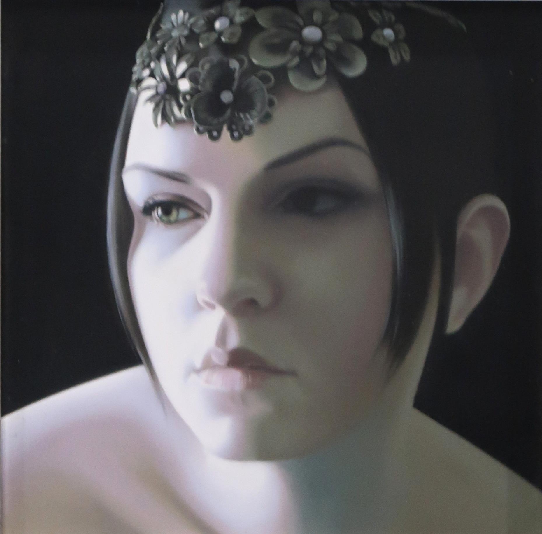 Artwork by Patricia Rorie, BRONZE FLOWERS, Made of Oil on board