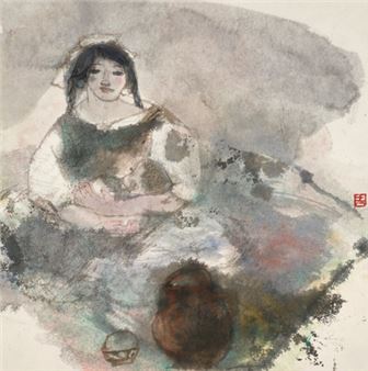 Two Mothers along with Their Kids - Zhou Sicong