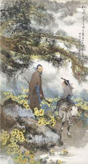 Eminent Scholar under the Pine Tree - Xiao Han