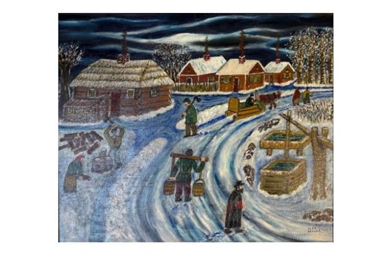 Work in the snow by Beller-ilex Chaim, 1996