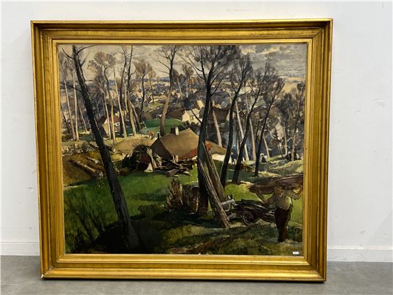 'Paysage forestier animé' by Emile Gosselin