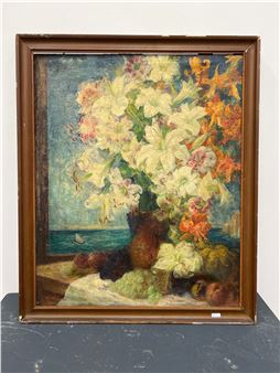 &quot; Vase fleuri&quot; - Maurice Soudan