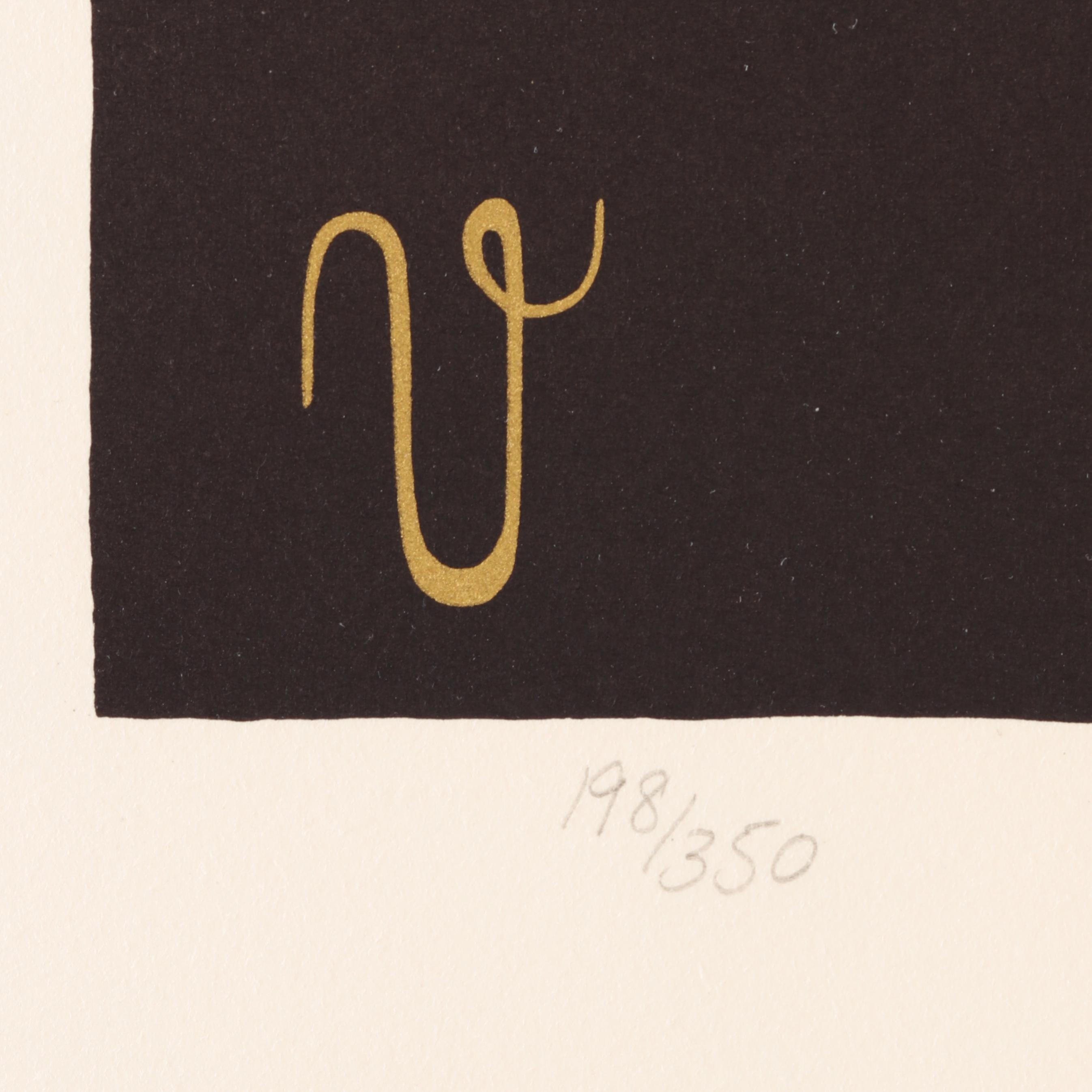 Erté | V from the Alphabet Series (1976) | MutualArt
