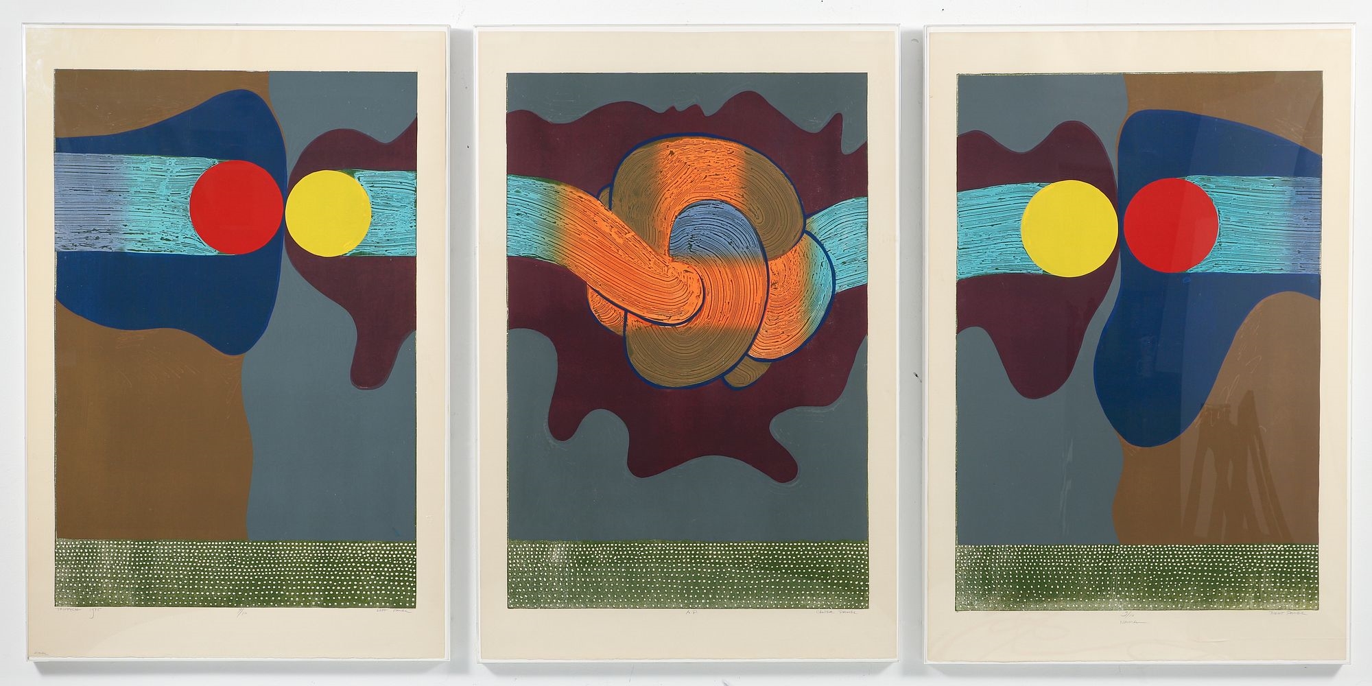 George Nama | George Nama Montauk Series Triptych 1975 (1975) | MutualArt