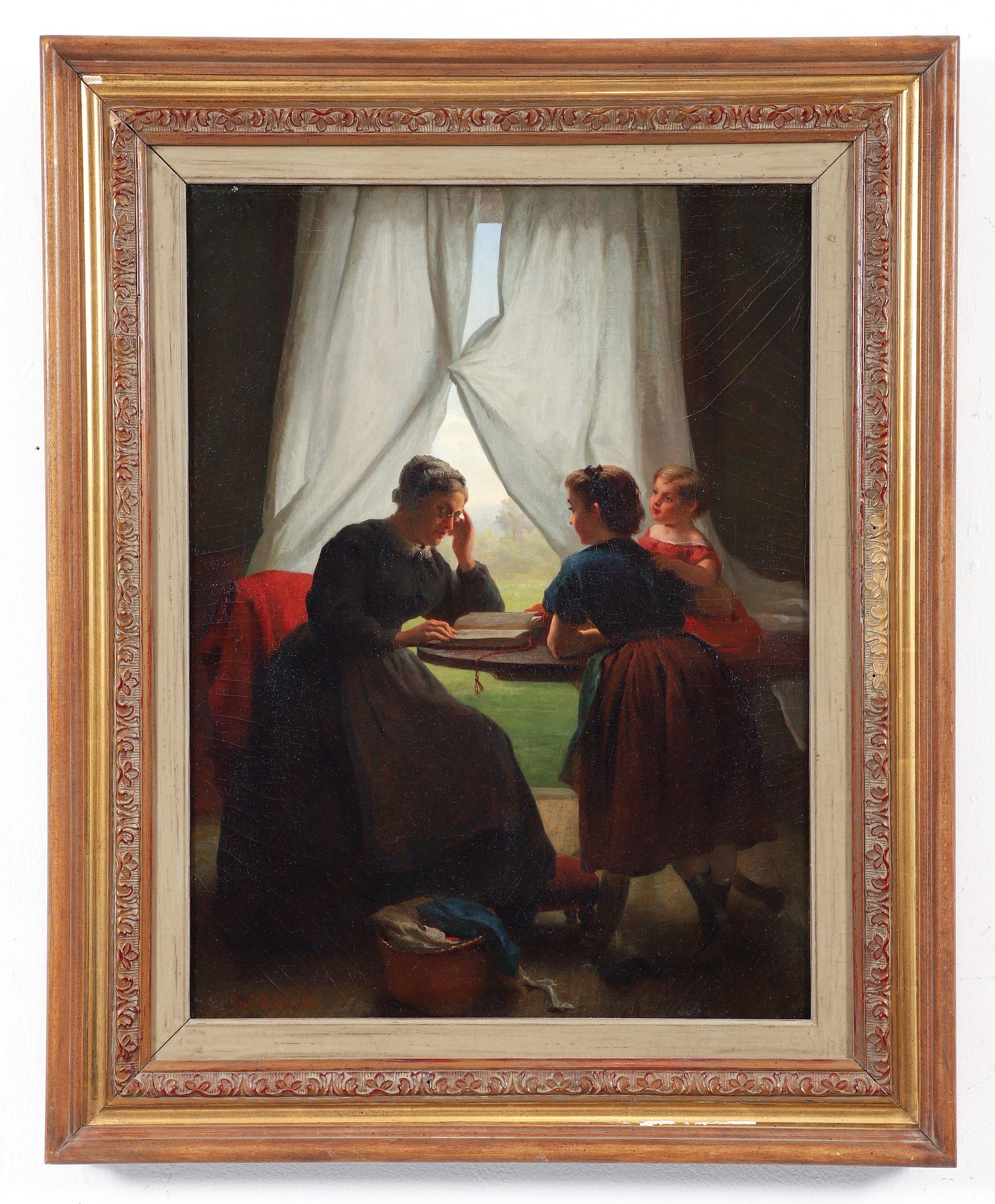 George Cochran Lambdin | George Cochran Lambdin The Morning Lesson 1868 ...