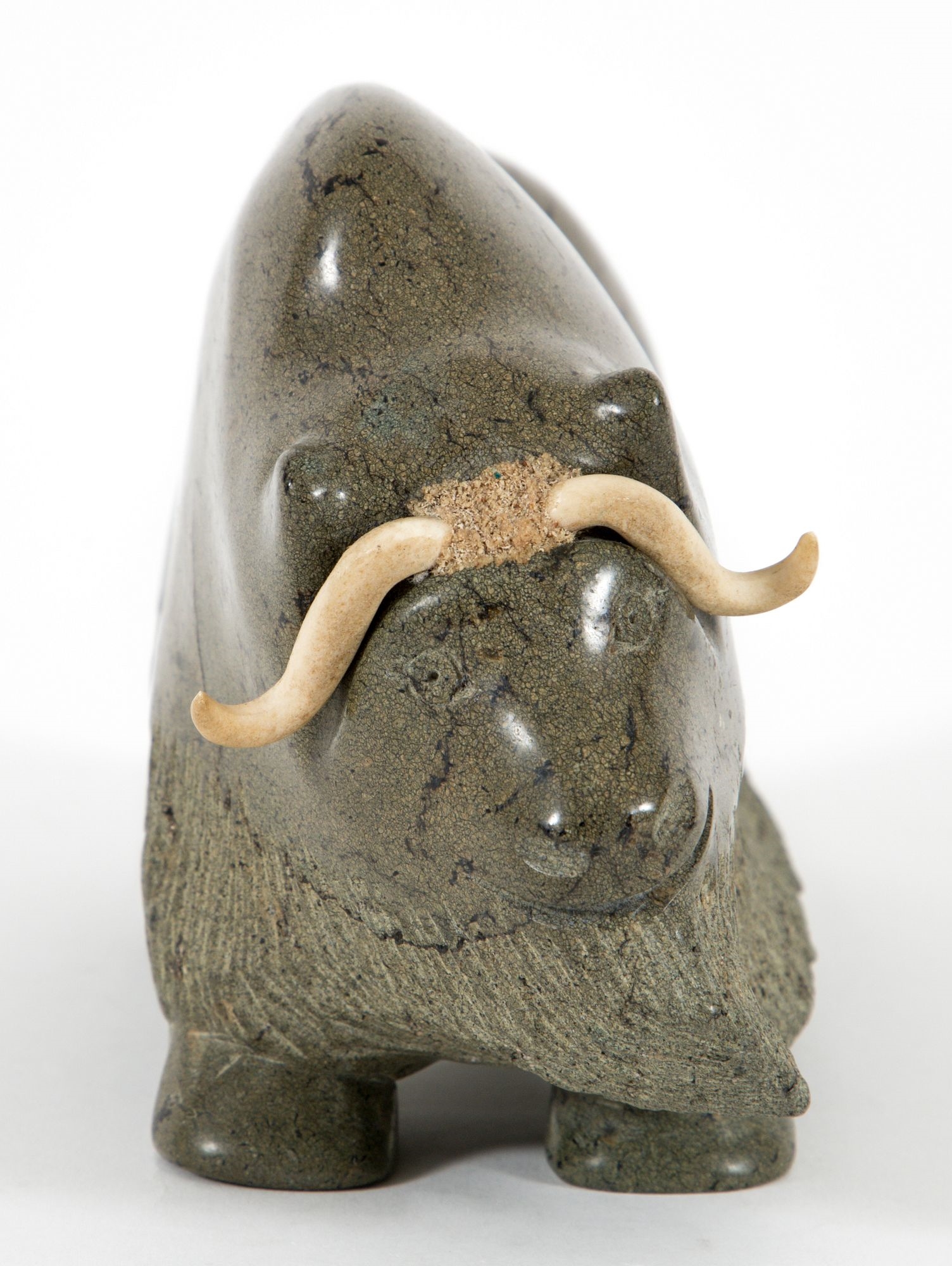 Seepee Ipellie | Seepee Ipeelie Musk Ox Frobisher Bay Inuit Carved ...