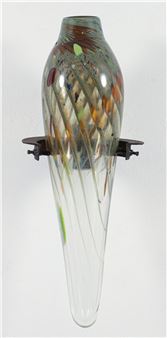 Kathleen Mulcahy Blown Glass Wall Cone 1995 - Kathleen Mulcahy