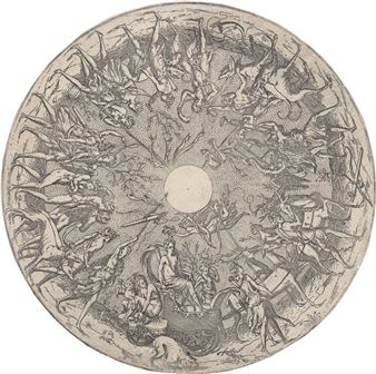 Triumphzug des Bacchus; Triumphzug der Diana - Jacques Androuet du Cerceau