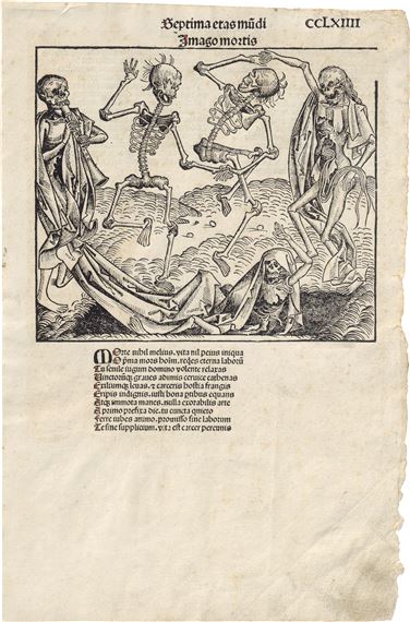 Ein Totentanz (Septima etas mundi. Imago mortis) by Michael Wolgemut, 1493
