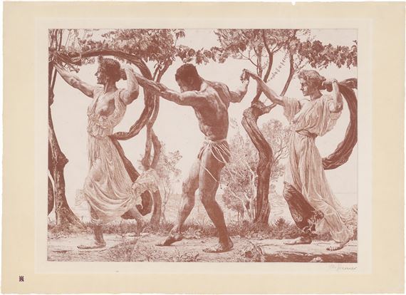 Der Tanz by Otto Greiner, 1896