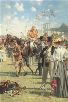 In the Paddock or the Winner - Hans Werner Schmidt