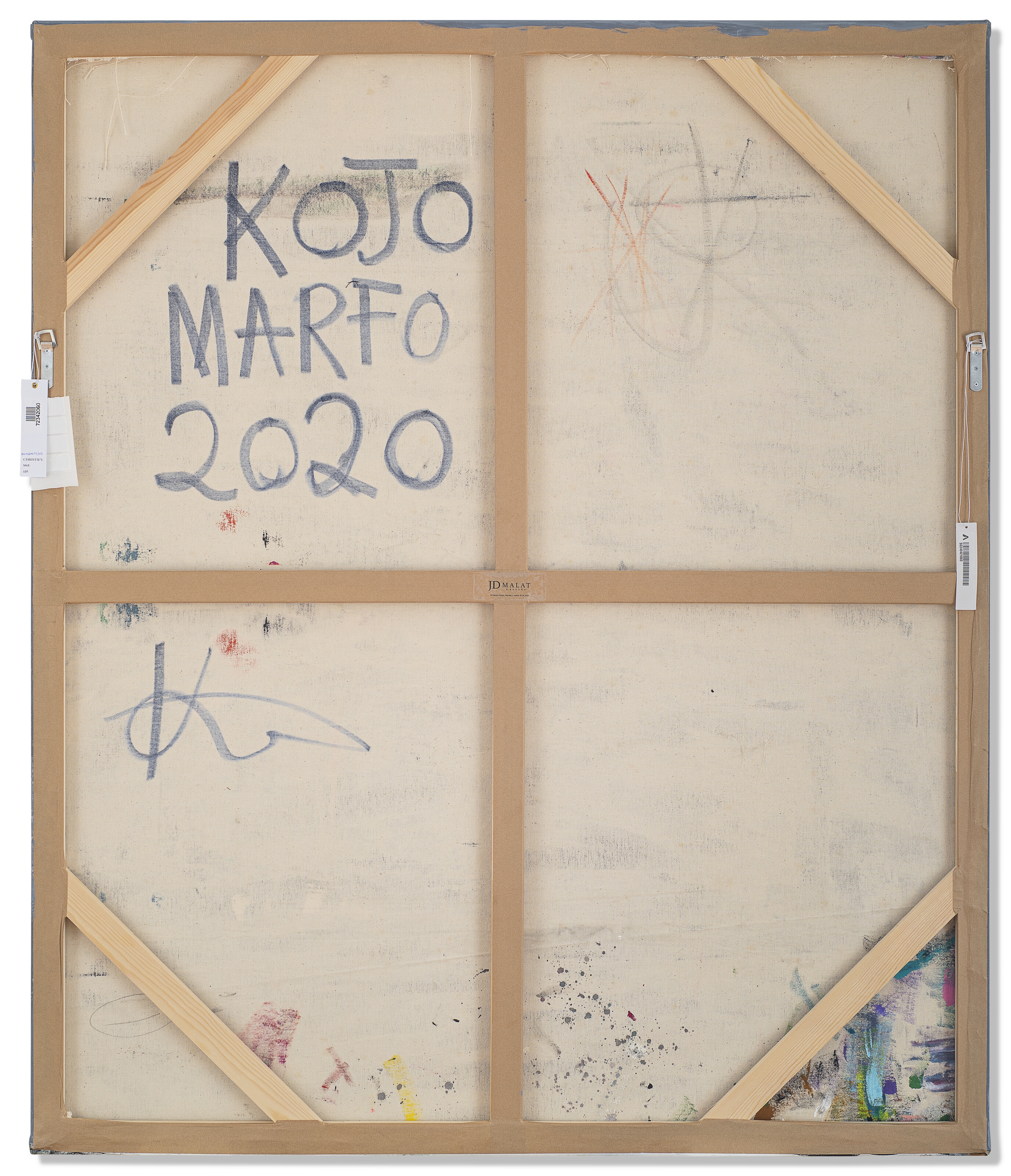 Artwork by Kojo Marfo, Royal Blood, Made of acrylic on canvas