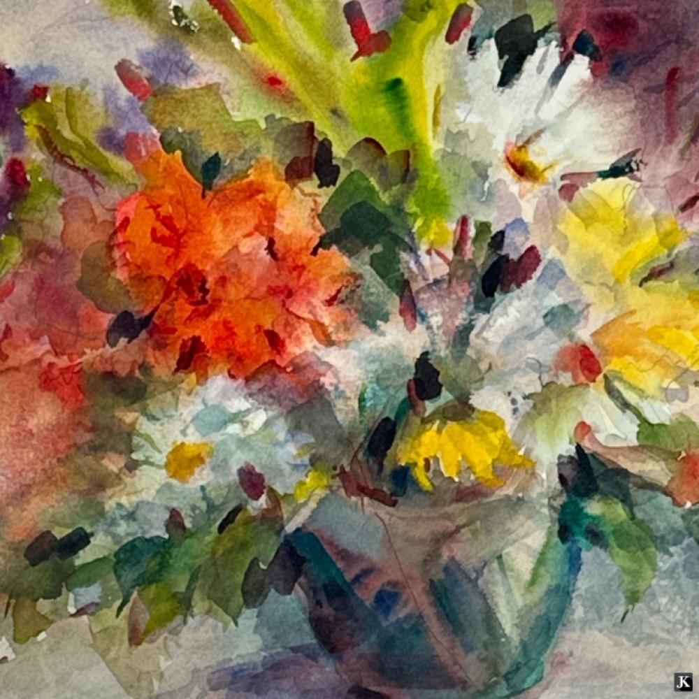 Artwork by Marion Pershan, Still Life, Made of Watercolor
