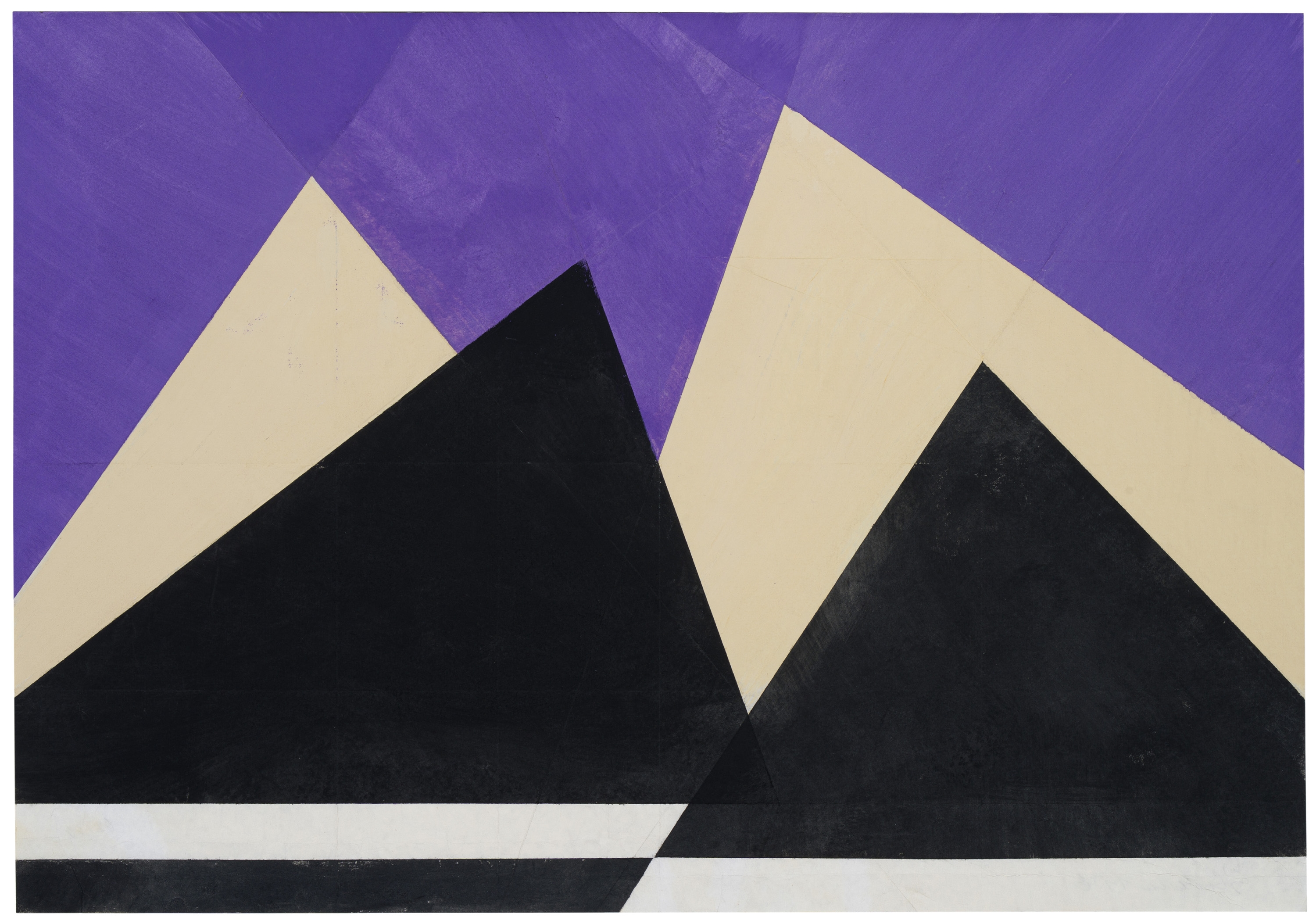 Artwork by Hermann Glöckner, 111   Hermann Glöckner, Made of Casein tempera