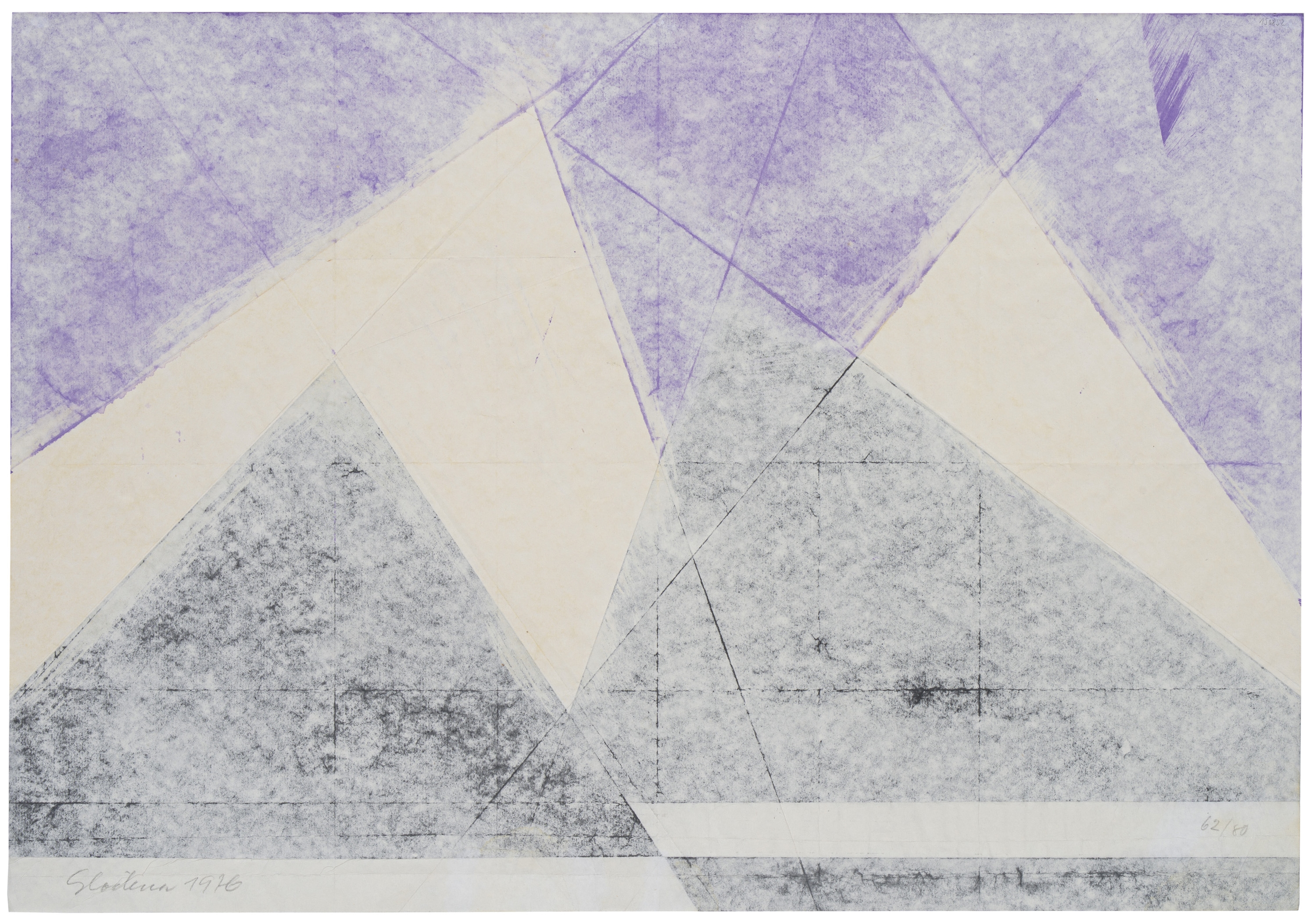 Artwork by Hermann Glöckner, 111   Hermann Glöckner, Made of Casein tempera