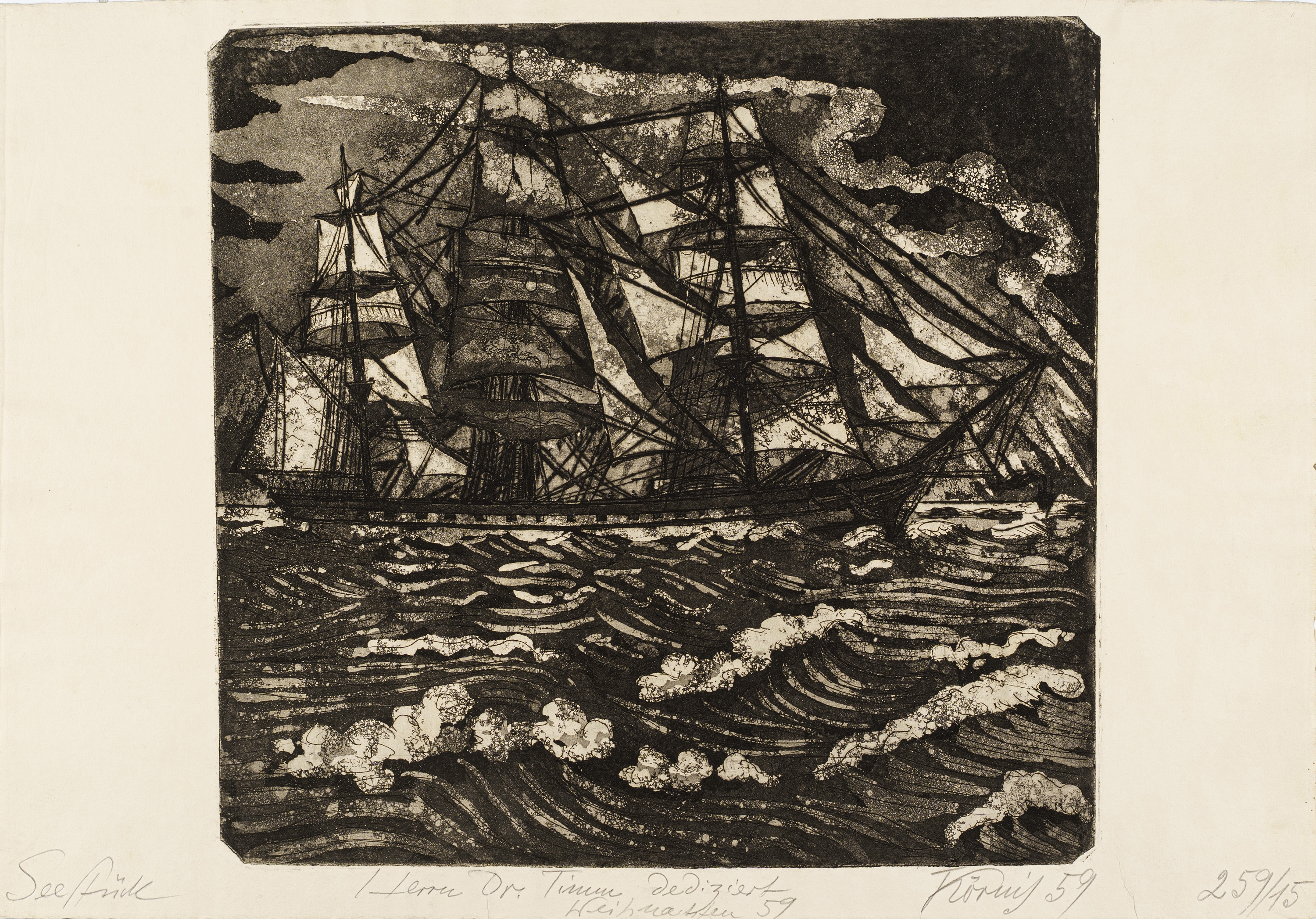 Artwork by Hans Körnig, 419   Hans Körnig, Made of Aquatint