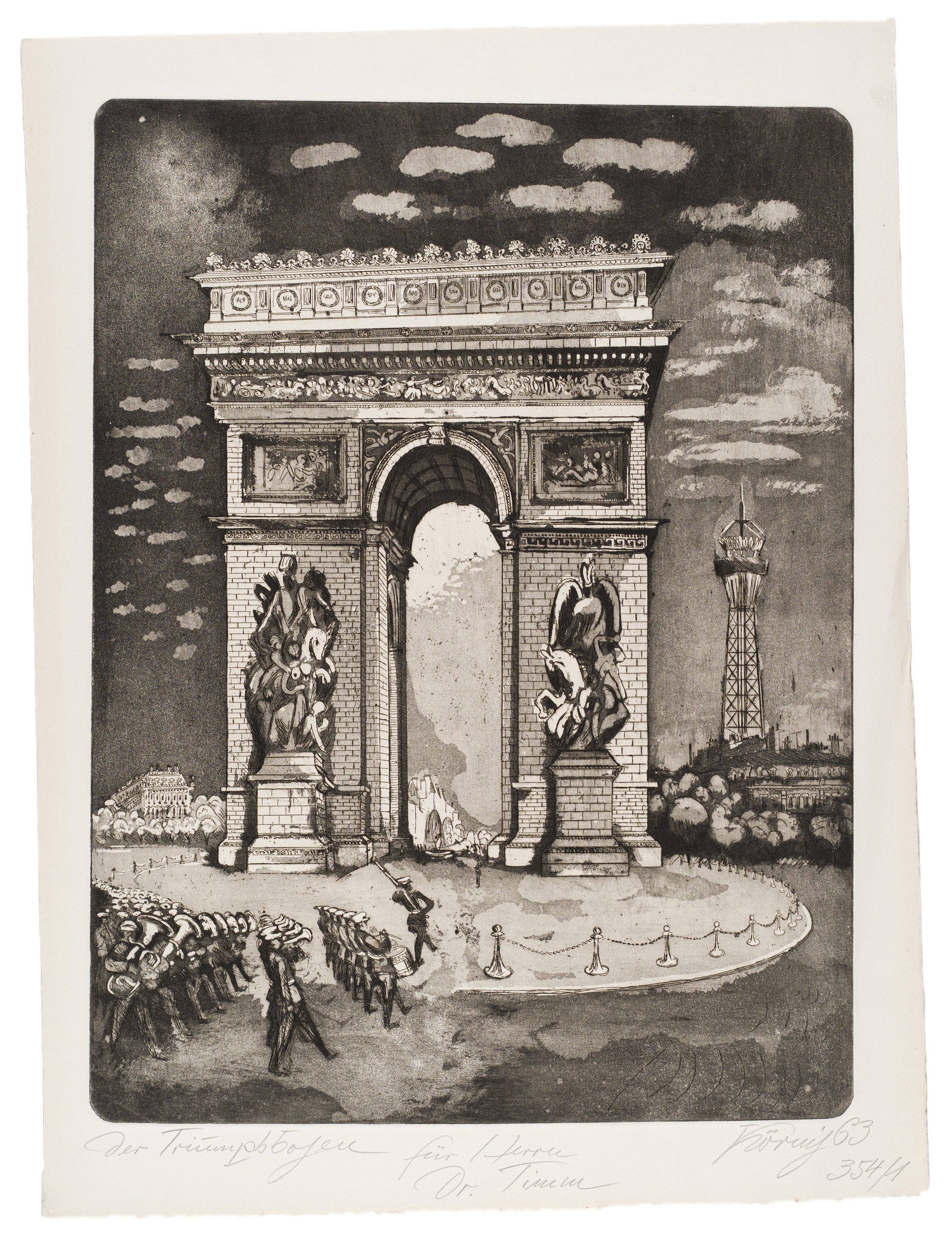 Artwork by Hans Körnig, 423   Hans Körnig, Made of Aquatint