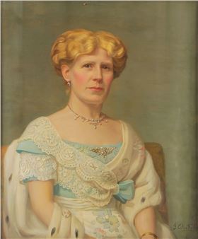 Elegantly Dressed Woman with Jewels - John Colin Forbes