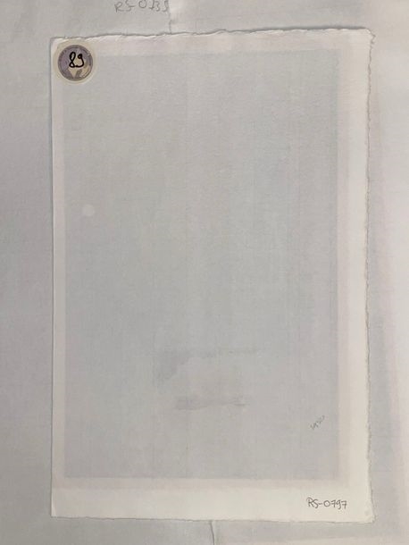 Artwork by Takahashi Shtei, from the Four Seasons of Mount Fuji series, Saiko plate (), Fuji seen from [Lake] Saiko, Made of Print, oban yoko-e