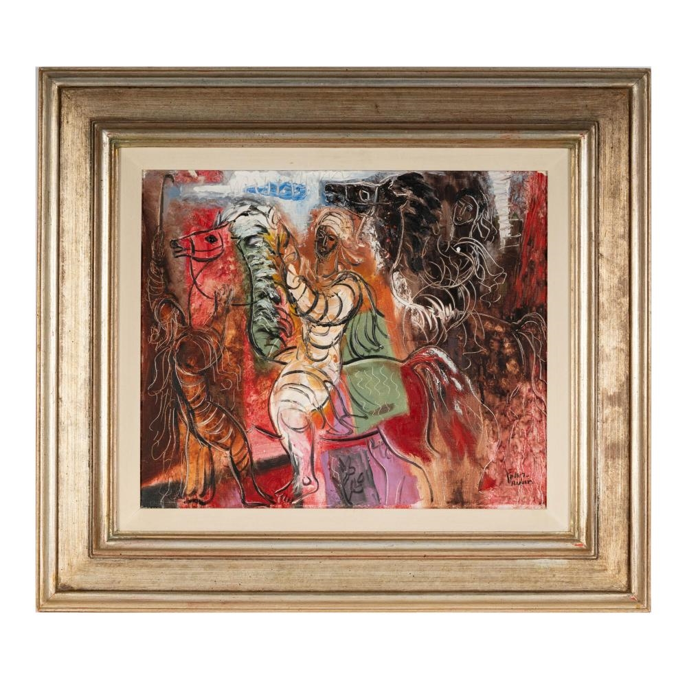 Reuven Rubin | Riders in the Negev | MutualArt