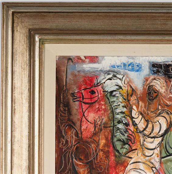 Reuven Rubin | Riders in the Negev | MutualArt