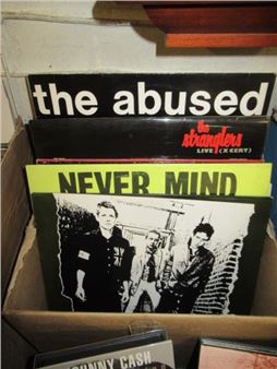 BOX OF PUNK AND LATE 1970S LP RECORDS INCLUDING THE SEX PISTOLS, THE STRANGLERS, IGGY POP AND THE - Sex Pistols