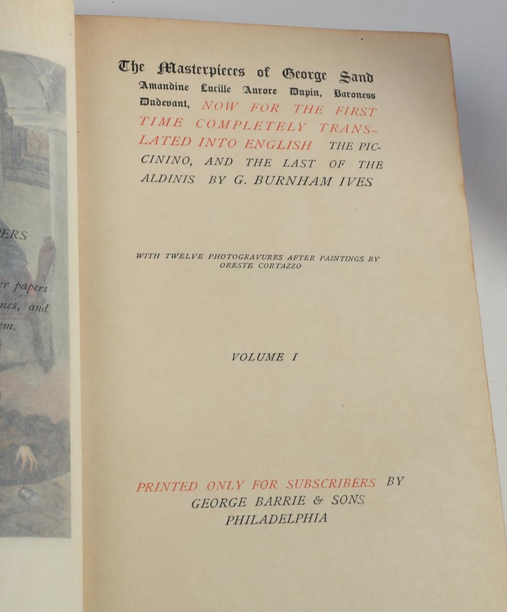 George Barrie | The Masterpieces of George Sand (13 vols (1901) | MutualArt