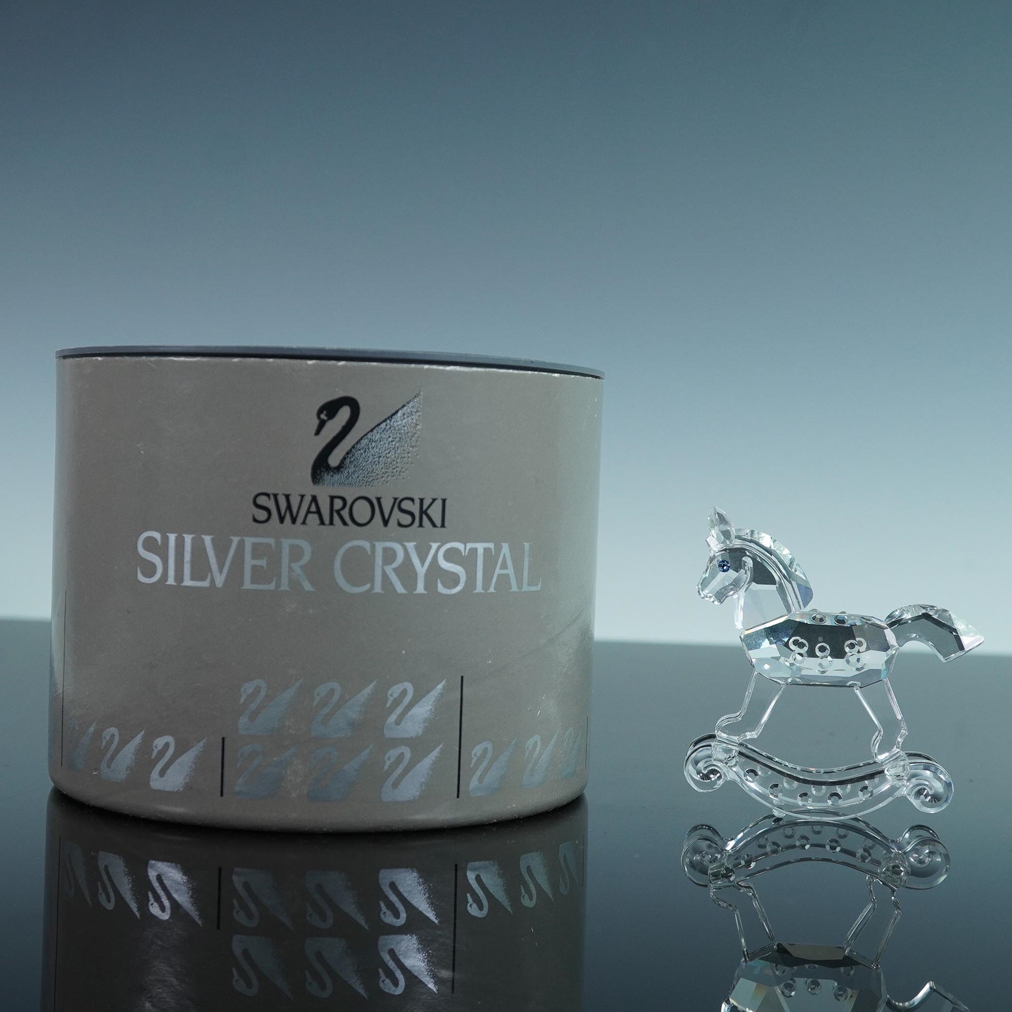 Unknown | Swarovski Crystal Rocking Horse Figurine 183270 (1994 ...