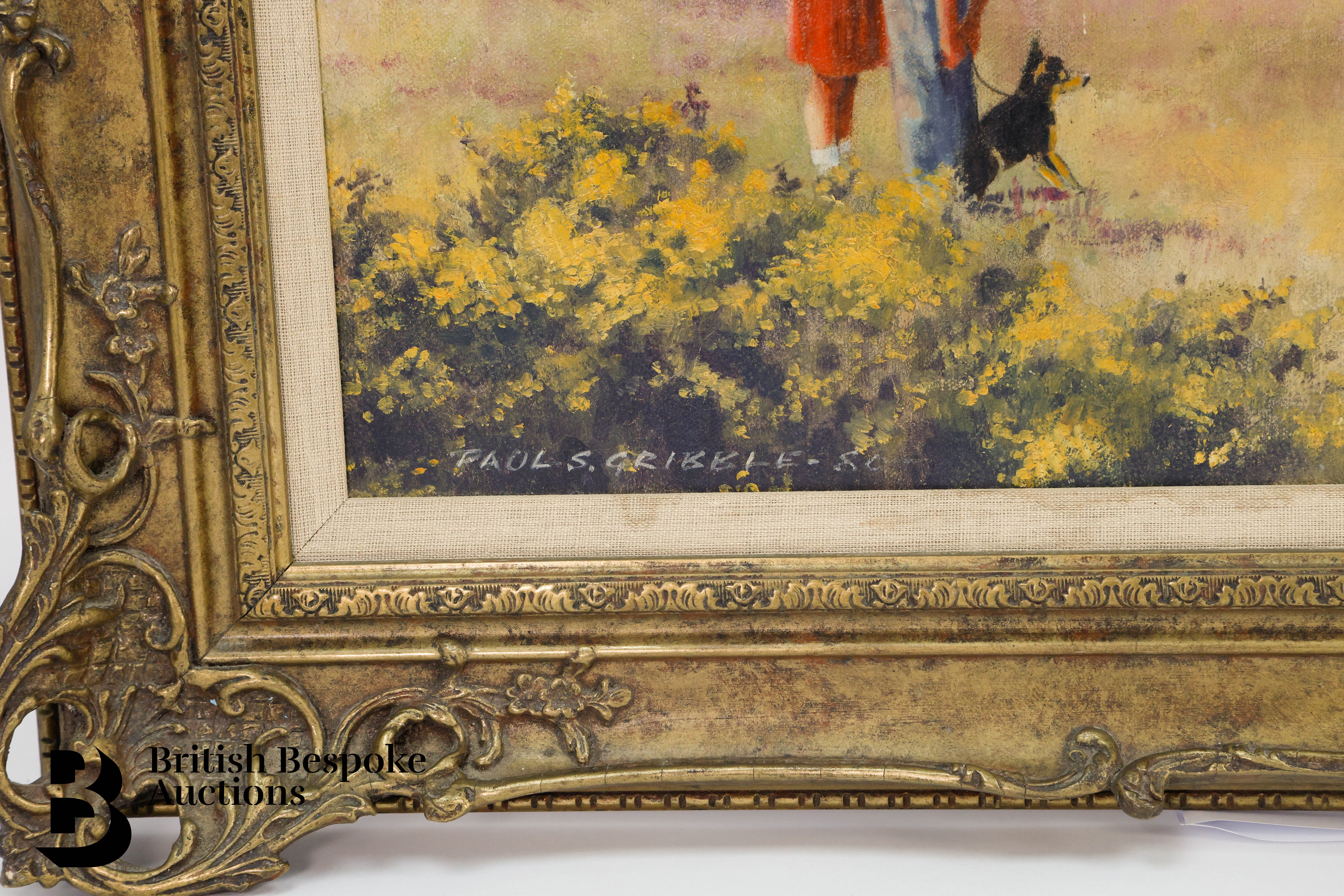 Artwork by Paul S. Gribble, Paul S. Gribble 20th century oil on canvas, Made of Oil on Canvas