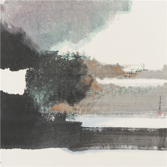 River Landscape by Raymond Fung