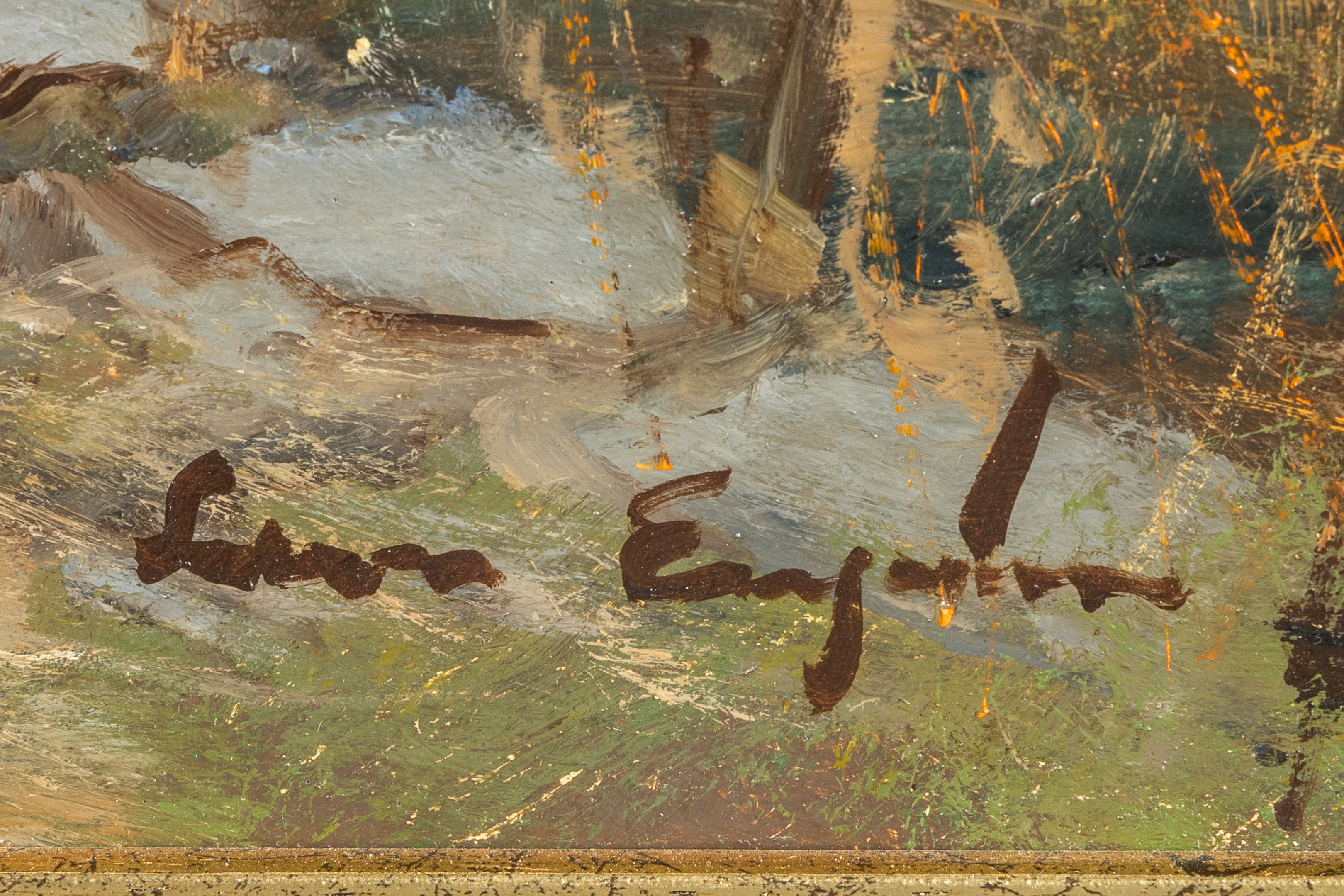 Leon Engelen | Farm with a Draft Horse, Farmhouse with Sheep | MutualArt